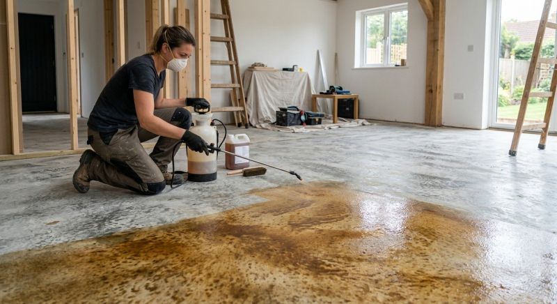 Cement Staining in Fort Worth, TX