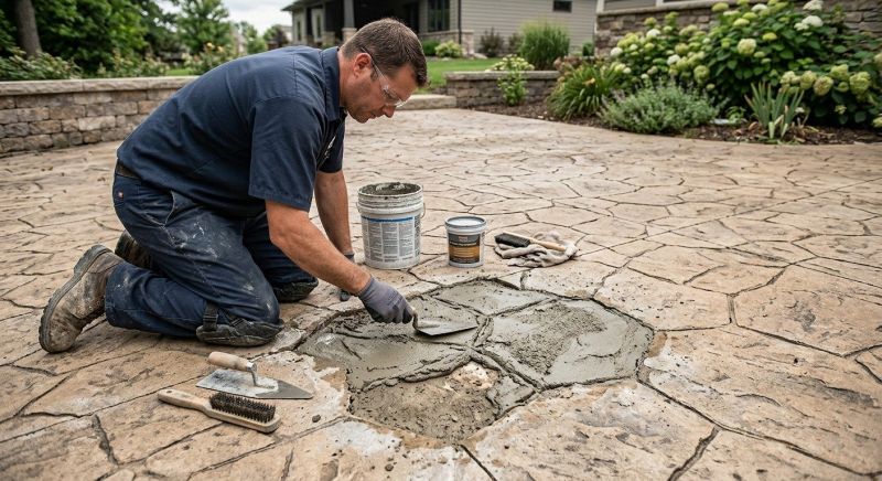 Decorative Concrete Repair in Mesa, AZ