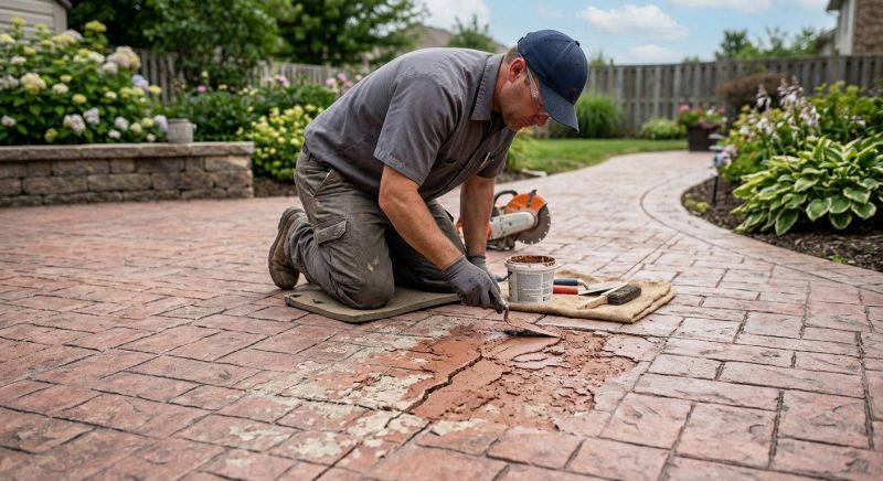 Decorative Concrete Repair in Napa, CA